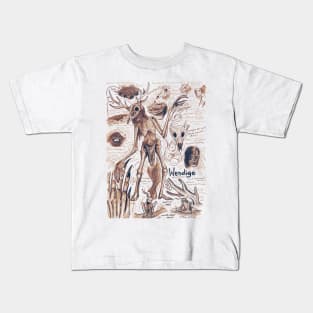 EgertronPuck's Wendigo Anatomy Illustration Kids T-Shirt